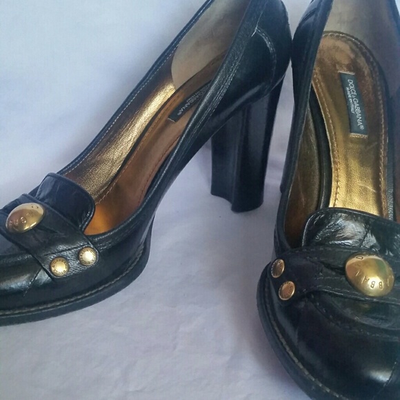 Dolce & Gabbana Loafer Heels