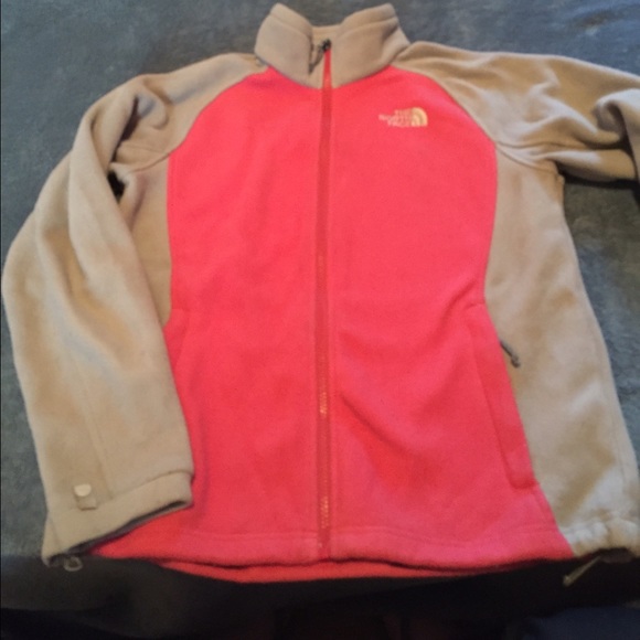 Grey and pink north face, PRICE FIRM. On hold!!