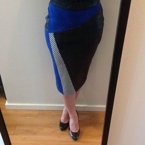 ASOS Skirts - River Island Cobalt Printed Pencil Skirt ASOS Skirts - River Island Cobalt Printed Pencil Skirt