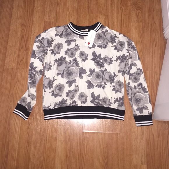 Floral Print Sweater