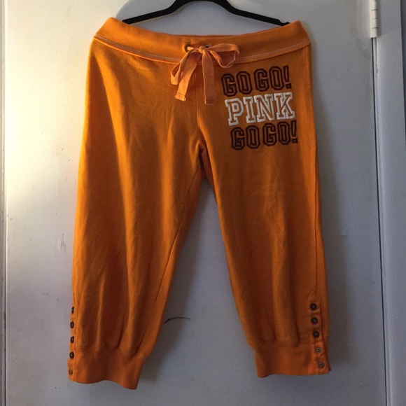 ✨ON HOLD✨Orange Cropped PINK Sweats