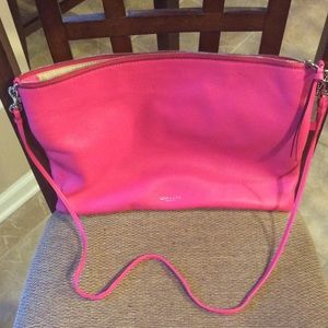Coach pink leather purse