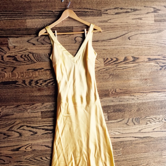 Homecoming-Yellow formal dress