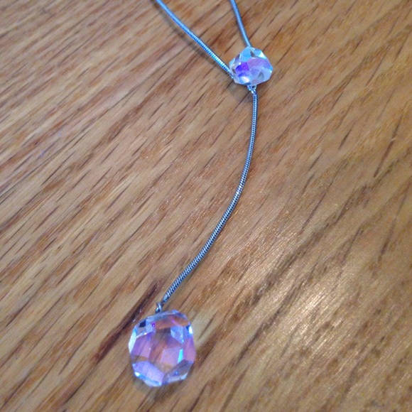 Swarovski Y necklace