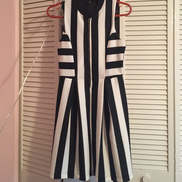 Striped sexy dress