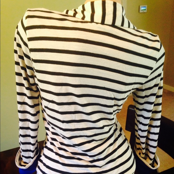 Striped Cotton Blazer - Picture 3 of 4