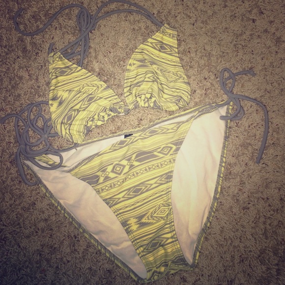 Tribal Print Swimsuit