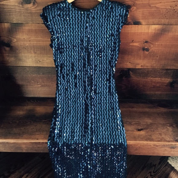 Vintage blue party dress - Picture 2 of 3