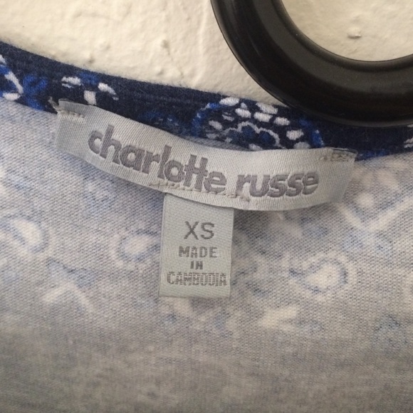 Royal blue crop top - Picture 3 of 3