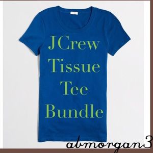 J CREW TISSUE TEE BUNDLE 2 for $10 • NWOT