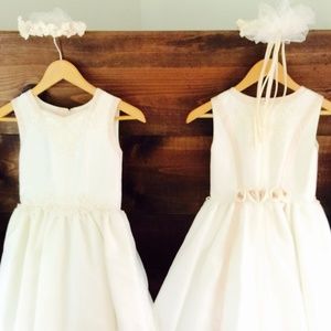 Set of 2 flower girl dresses