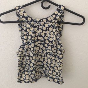 floral crop top