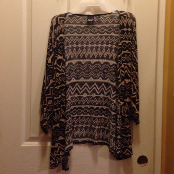 Black and cream kimono/cardigan