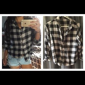 Black and white Flannel