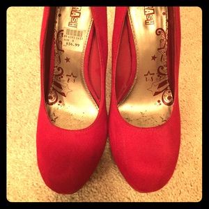 Red high heels