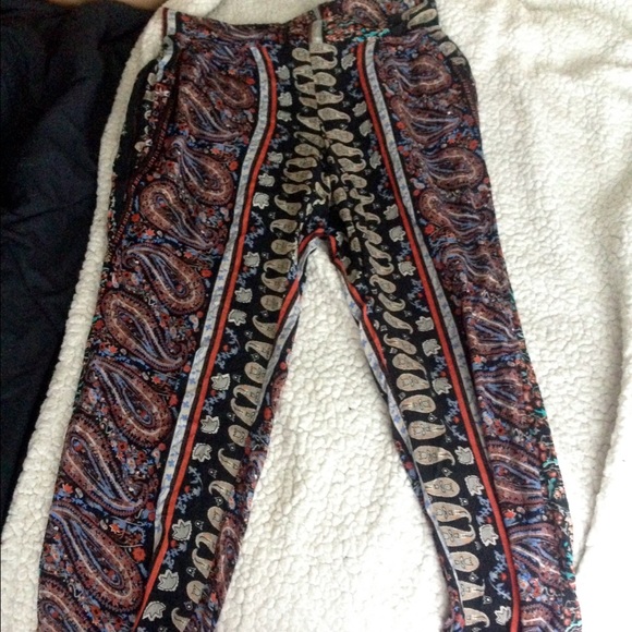 Bohemian jogger pants