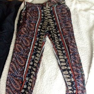 Bohemian jogger pants
