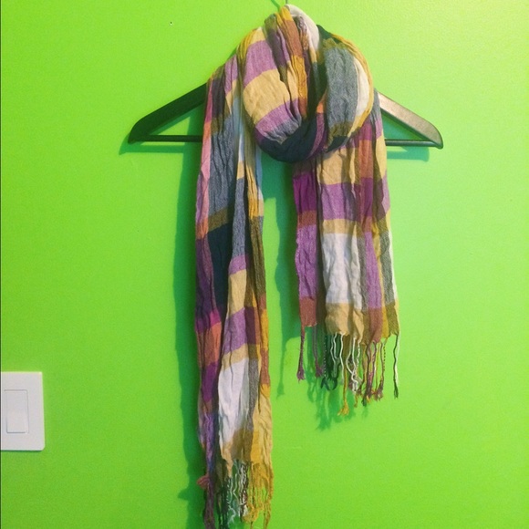 2 Scarves (Purple Multi-Colored)
