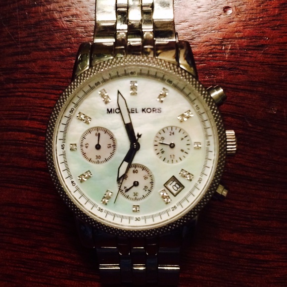 Silver Michael Kors watch