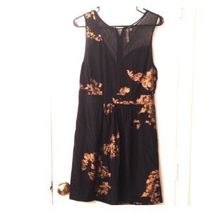 Petticoat alley black and gold dress