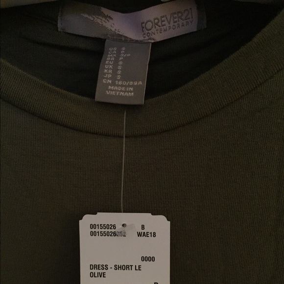 forever 21 olive green midi dress