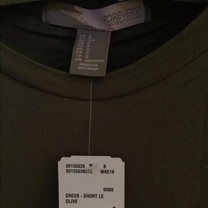 forever 21 olive green midi dress