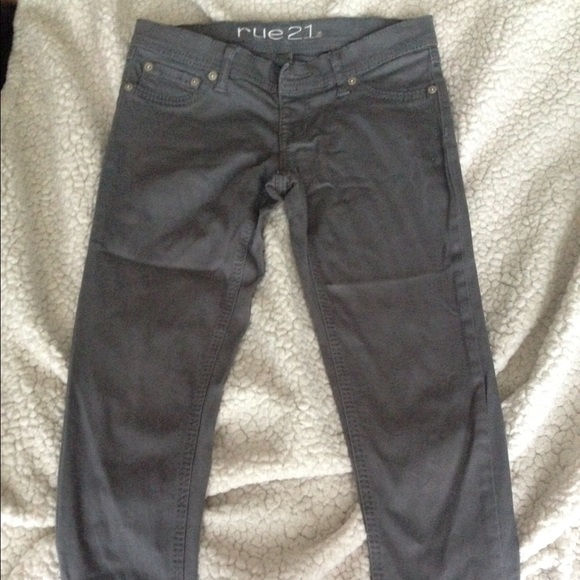 Grey rue 21 skinny jeans