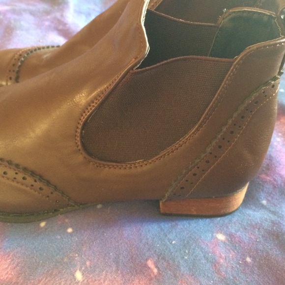 Faux Leather Ankle Boots - Picture 4 of 4