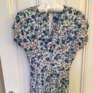 Vintage a-line floral dress
