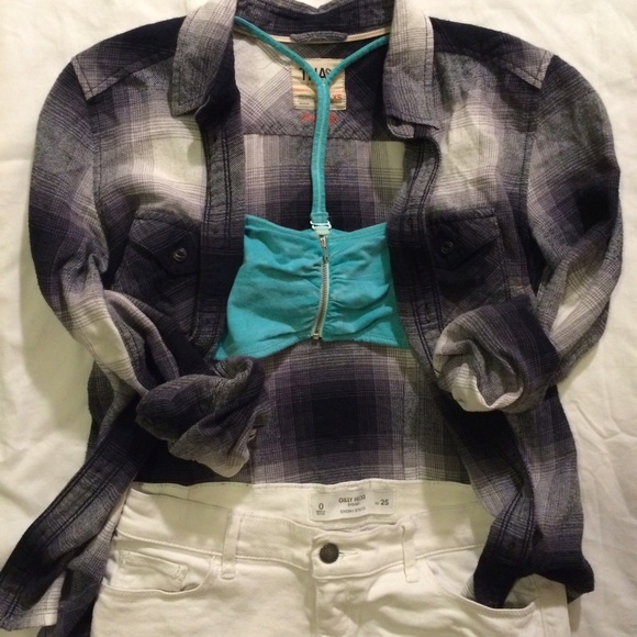 Talula front zip bandeau