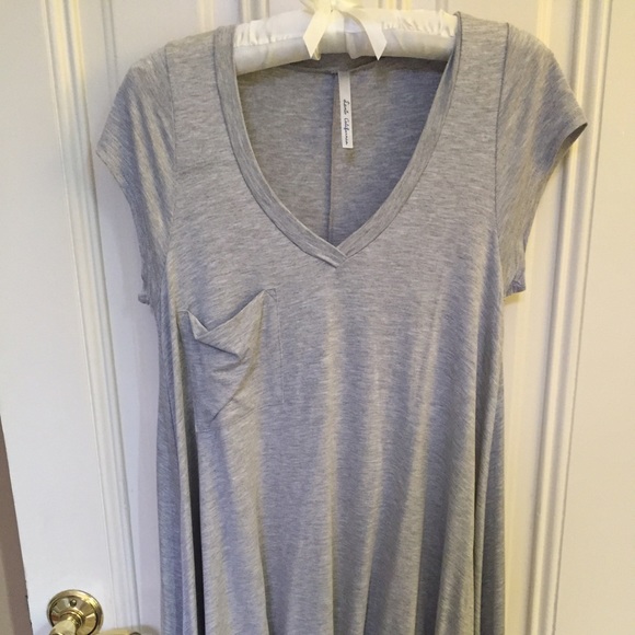 Modcloth gray tunic dress