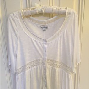 American Eagle white Babydoll top