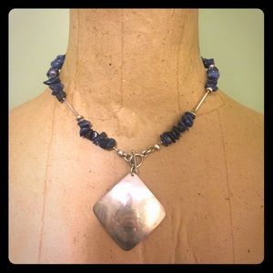 Lapis and Silver Necklace