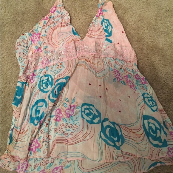 Small flowy halter top