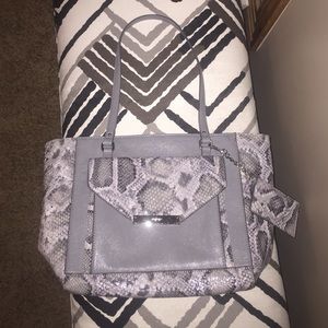 Nine West Gray Snakeskin Purse