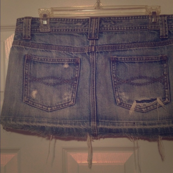 Abercrombie & Fitch mini denim skirt