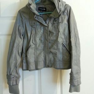 Lovely vintage faux leather jacket