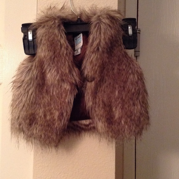 Toddler fur vest