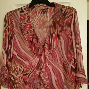 Notations Sheer Blouse