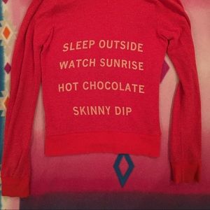 Wildfox zip-up hoodie