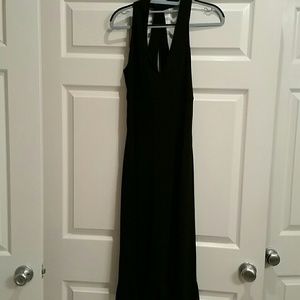 Black halter - like dress