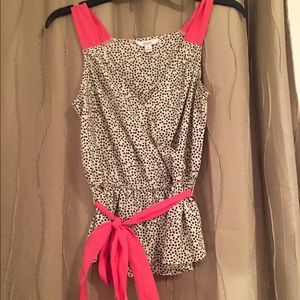 Black heart, dressy top