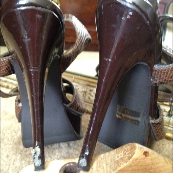 FREE Paprika Snakeskin Black & Brown Stiletto - Picture 3 of 4