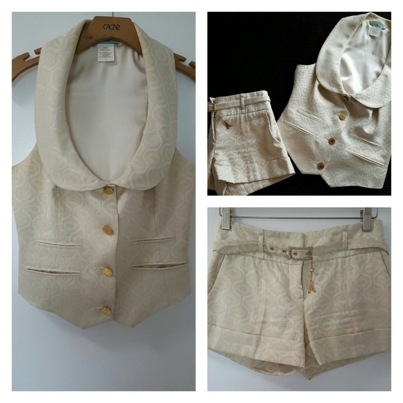 Guess Set vest/dress shorts