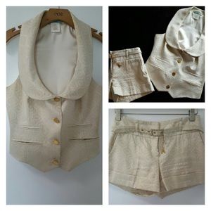Guess Set vest/dress shorts