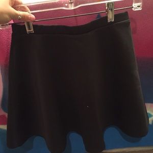 Black skater mini skirt