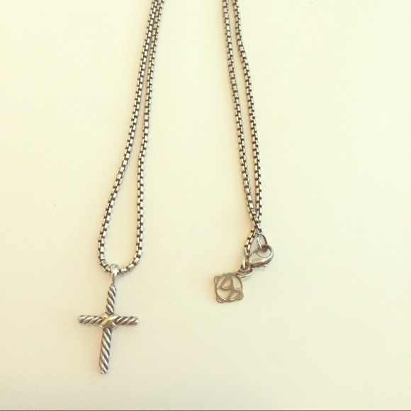 David Yurman cross necklace