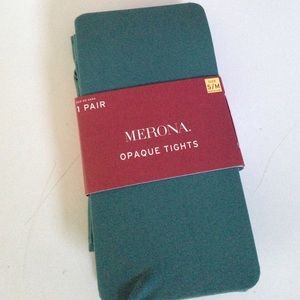 Opaque Greenish Blue tights