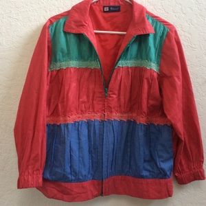 CHANEL Lady's Sport Colorblock Jacket