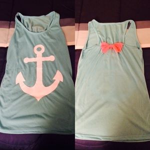 Ladies Anchor Tank Top